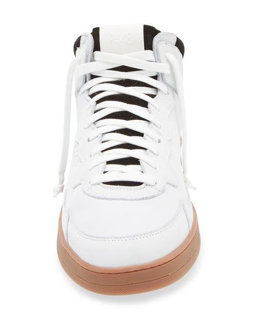 P448 White Vert Mid Sneaker for men