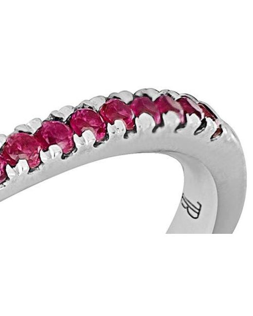 Bony Levy Multicolor 18K El Mar Ruby Stackable Ring