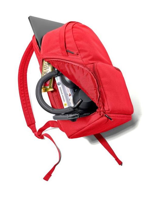 Brevite Red The Water Resistant Backpack