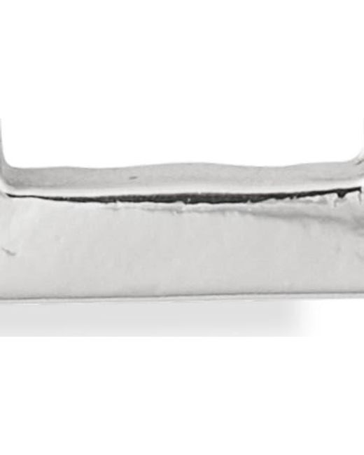 Leith White 2-Pack Rectangle Earrings
