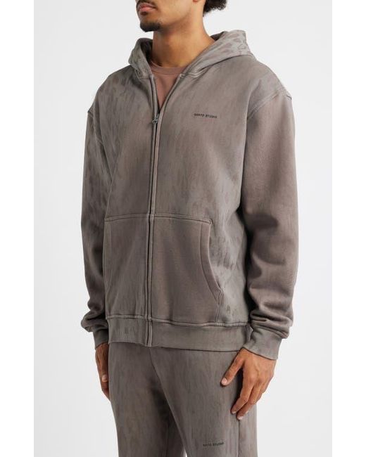 Saint Studio Brown Cole Houshmand Preda Zip Hoodie for men