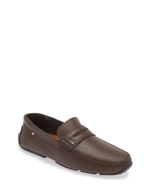 Bally Brown Pavel Penny Driving Loafer for men