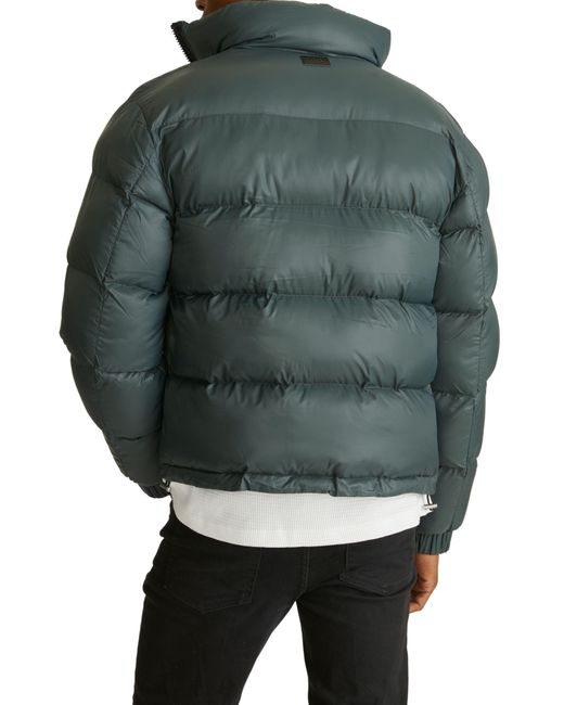 Hudson Jeans Nylon Puffer Jacket in Gray for Men Lyst
