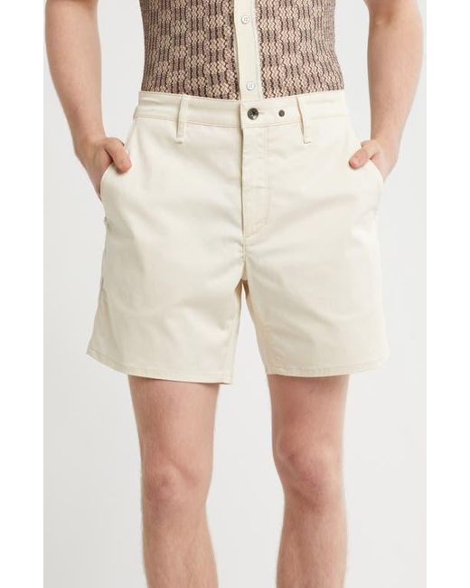 Rag & Bone Natural Standard Chino Shorts for men