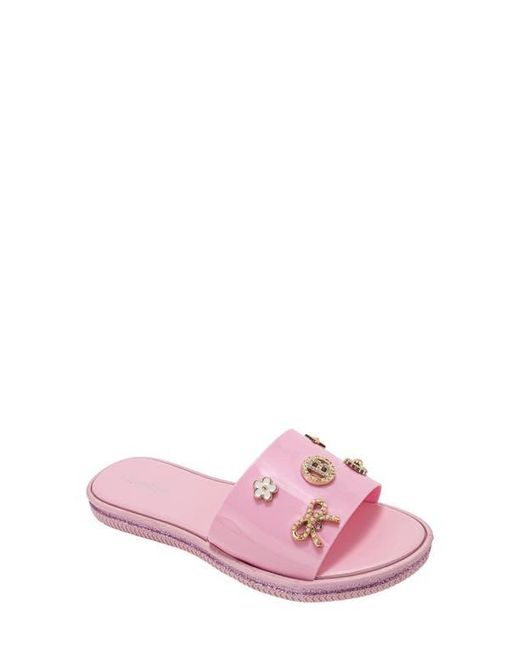 Bebe Pink Charm Slide Sandal