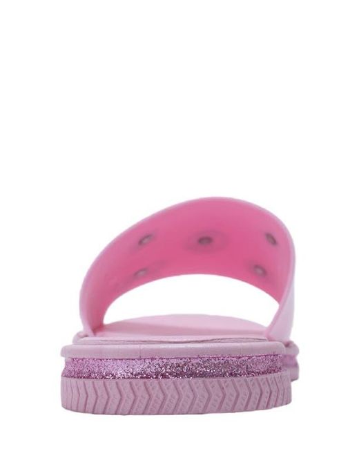 Bebe Pink Charm Slide Sandal