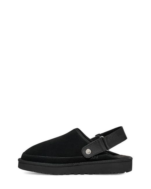 Ugg Black Goldencoast Water Repellent Slingback Clog for men