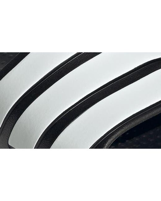 Adidas White Adilette Flow Slide Sandal for men