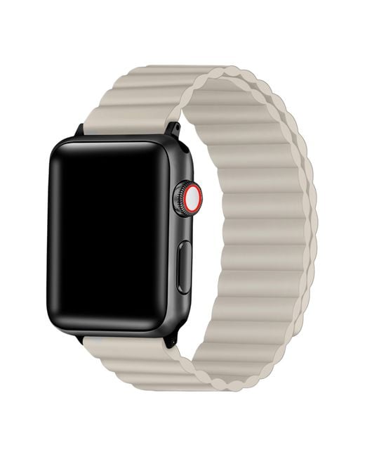 The Posh Tech White Magnetic Silicone Apple Watch® Watchband