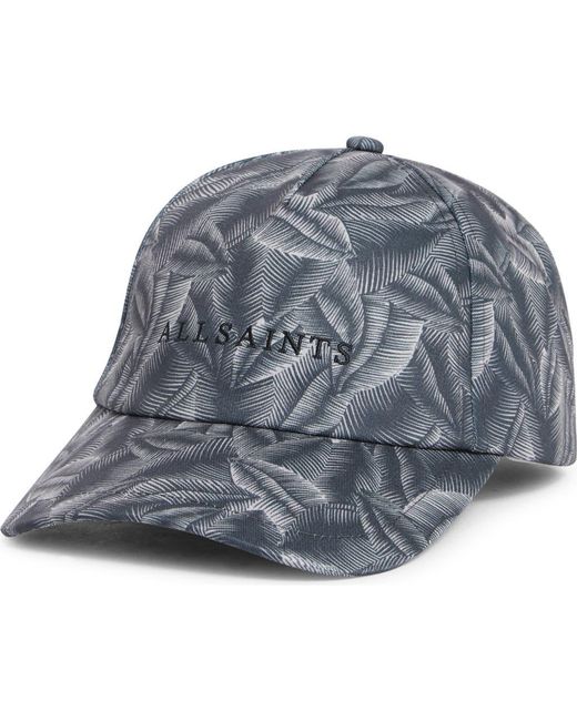 AllSaints Gray Marseille Adjustable Baseball Cap