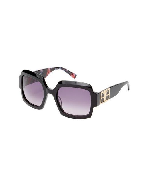 Ted Baker Black 55Mm Square Sunglasses