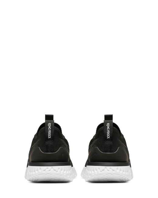 Nike Epic React Flyknit 2 Running Shoe in Black | Lyst