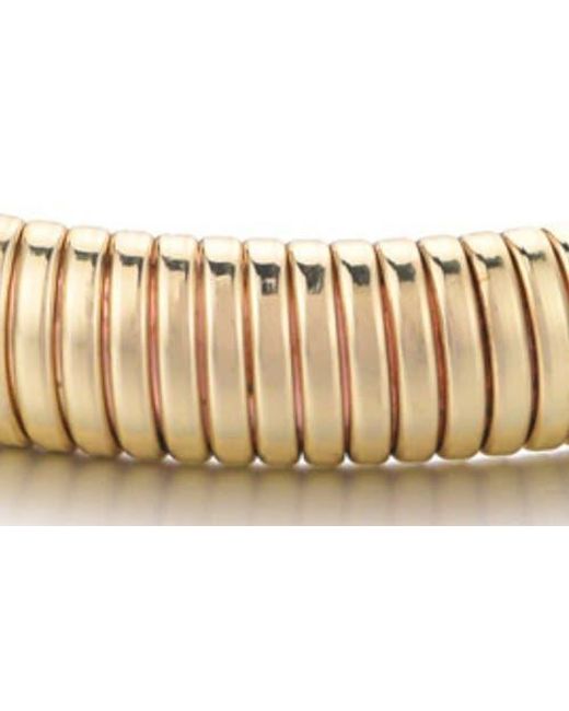 Adornia Metallic Omega Coil Cuff Bracelet
