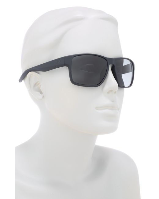 Nike Gray Essential Venture 59mm Square Sunglasses for men