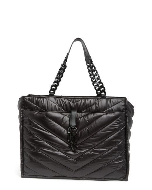 Rebecca Minkoff Black Edie Nylon Shoulder Bag