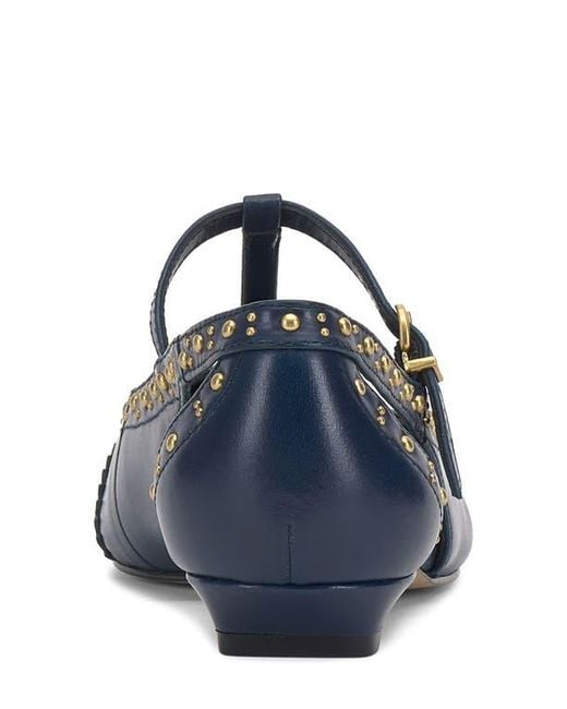 Vince Camuto Blue Valkie Pointed Toe Flat
