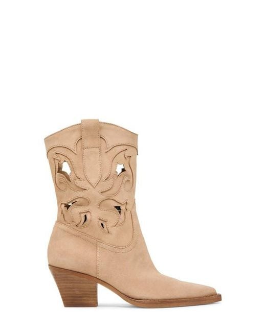 Dolce Vita Natural Ravena Cutout Western Boot