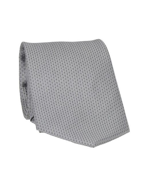 Scotch & Soda Gray Solid Neat Tie for men