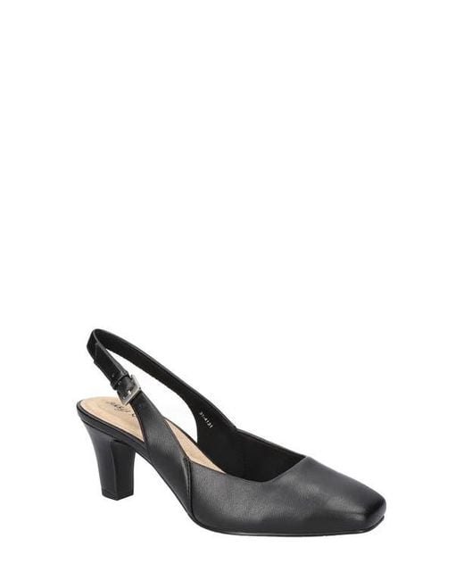 Easy Street Black Ritsa Slingback Pump