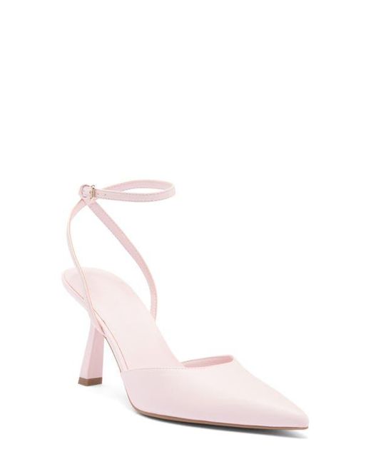 Open Edit Pink Neesha Ankle Strap Pump