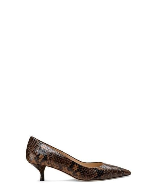 Stuart Weitzman Brown Stuart Power 50 Pump