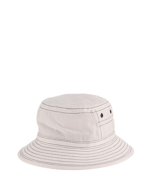 Tommy Bahama White Linen Bucket Hat for men