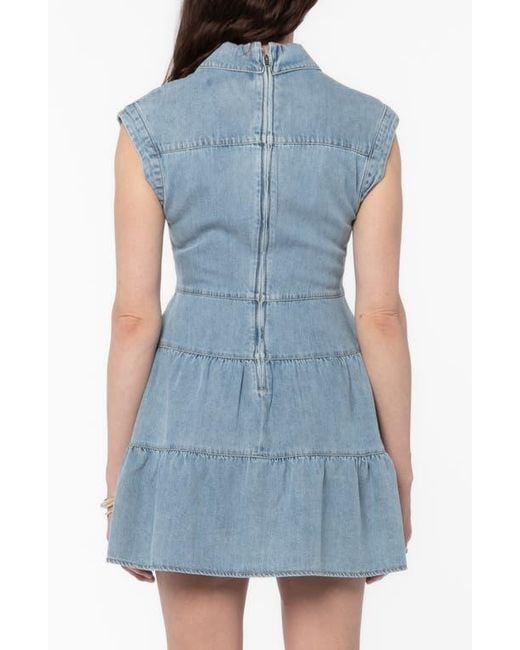 velvet heart denim dress Jem Classic Indigo XS / 102 Classic Indigo touchable fabric drapes beautifully while the sleeveless design offers versatility for layering or wearing solo Shop Velvet Heart - Campbell