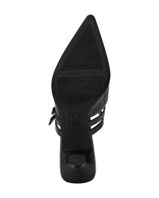 Anne Klein Black Colden Mule