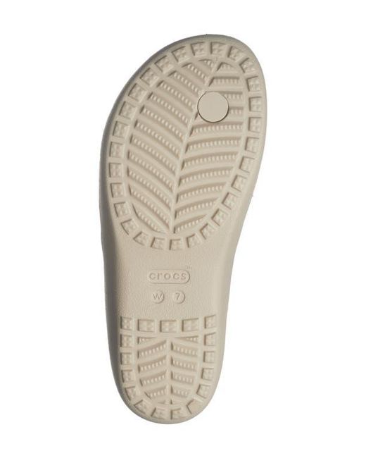 CROCSTM White Kadee Wedge Flip Flop