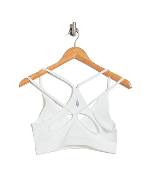 Fp Movement Free Throw Strappy Sports Bra in White Lyst