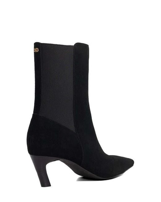 Dune Black Orlai Pointed Toe Bootie
