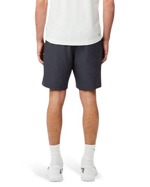 Lacoste Blue 'Sport Diamante' Drawstring Athletic Shorts for men