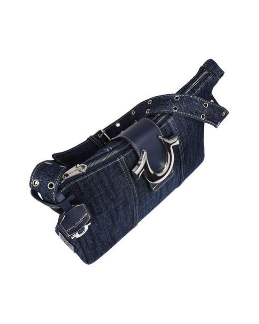 True Religion Blue Horseshoe Shoulder Bag