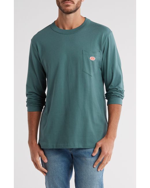 Armor Lux Green Heritage Ave Long Sleeve T-shirt for men