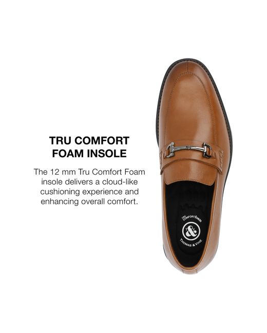Thomas & Vine Brown Cillian Tru Comfort Bit Loafer for men