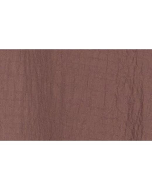 Lucky Brand Purple Short Sleeve Crinkled Button-Up Shirt for men