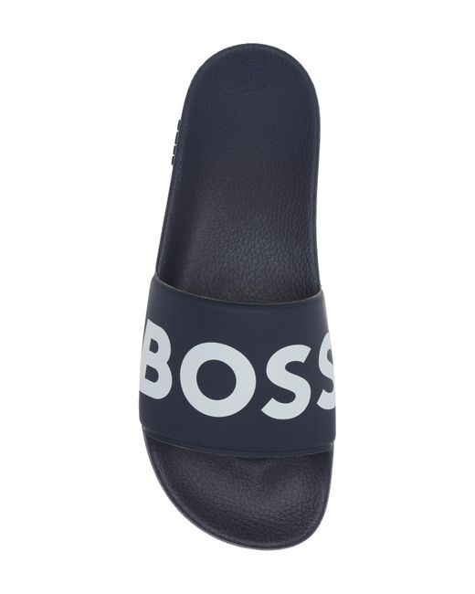 Boss Blue Sean Slide Sandal for men