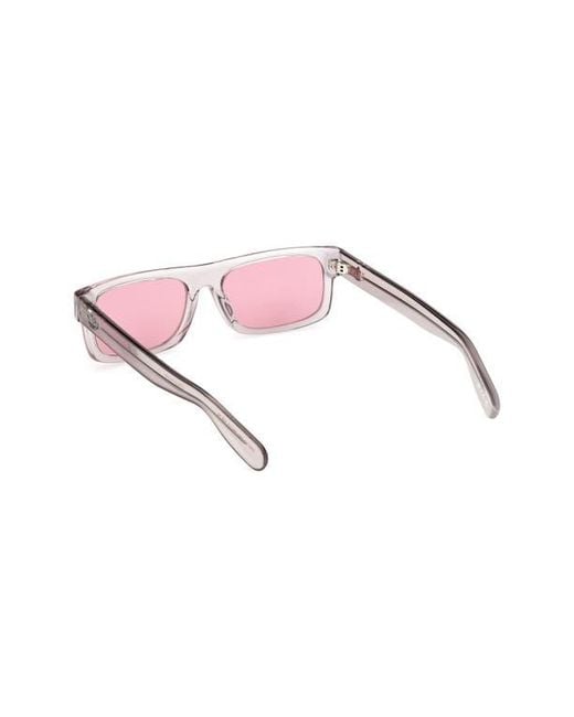 Adidas Pink Rectangular Sunglasses for men