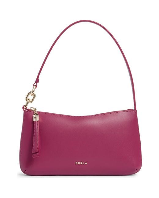 Furla Purple Cassiopea Mini Shoulder Bag
