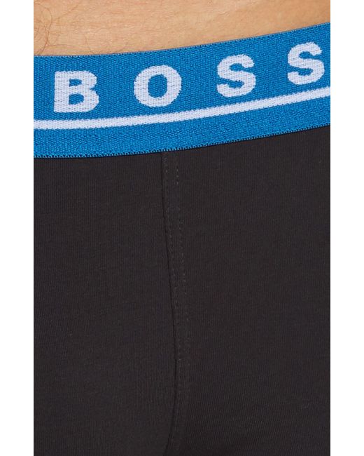 Boss Black Hugo Assorted 3-pack Stretch Cotton Trunks for men