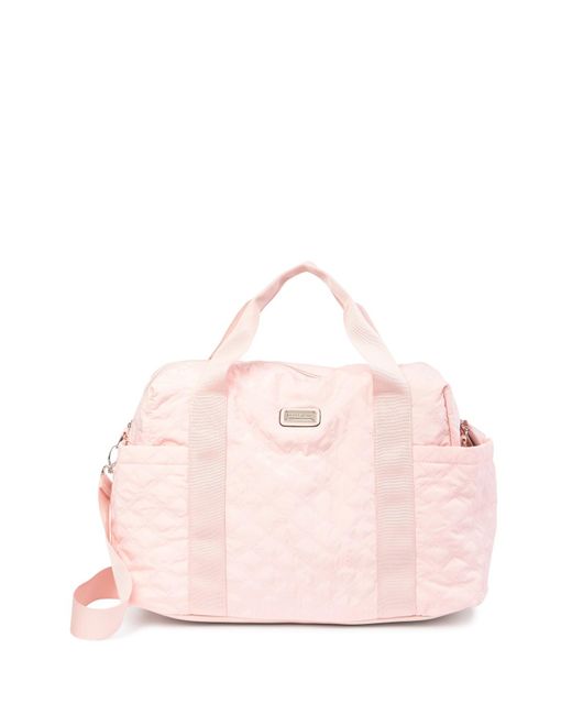 Madden Girl Pink Quilted Weekend Tote Bag
