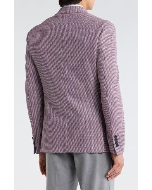 JB Britches Purple Two Button Side Vent Patch Pocket Jacket for men