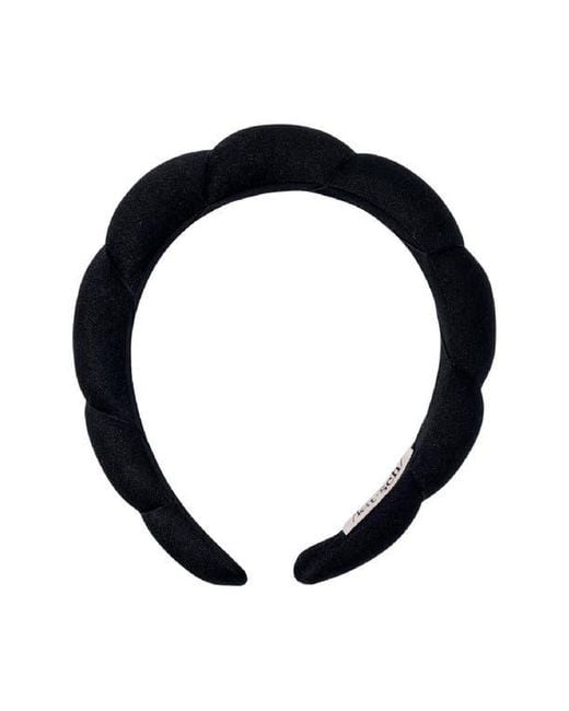 Kitsch Black Puffy Headband