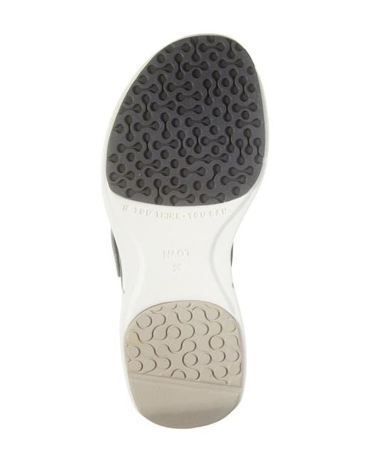 Naot White Calliope Slide Sandal