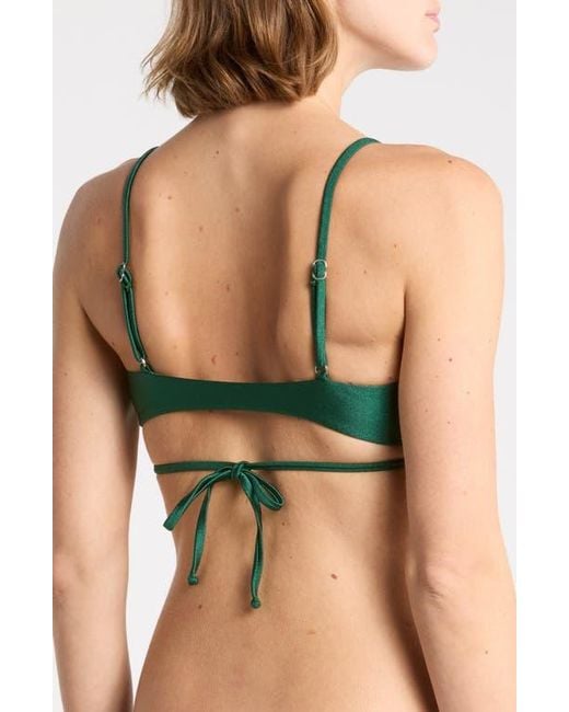 Dippin' Daisy's Green Elegance Bikini Top