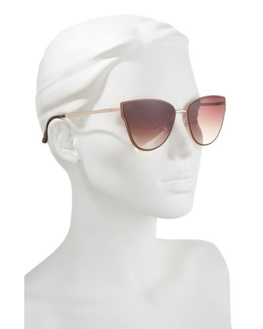 Vince Camuto Metallic Metal Cat Eye Sunglasses