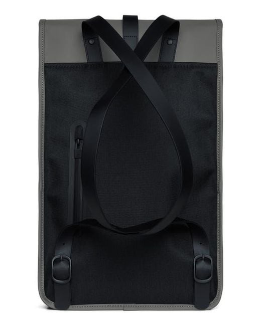 Rains Gray Waterproof Backpack