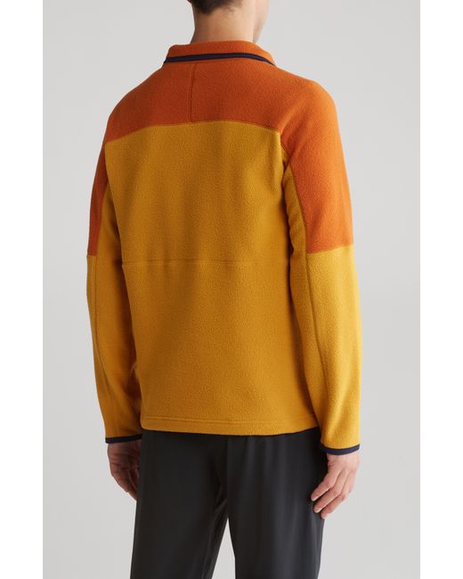 COTOPAXI Orange Abrazo Half-zip Fleece Jacket for men