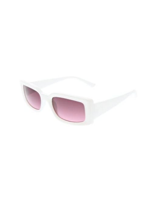 BCBGeneration Pink 54Mm Rectangular Sunglasses