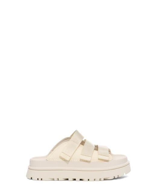Ugg Natural Goldenglow Platform Slide Sandal